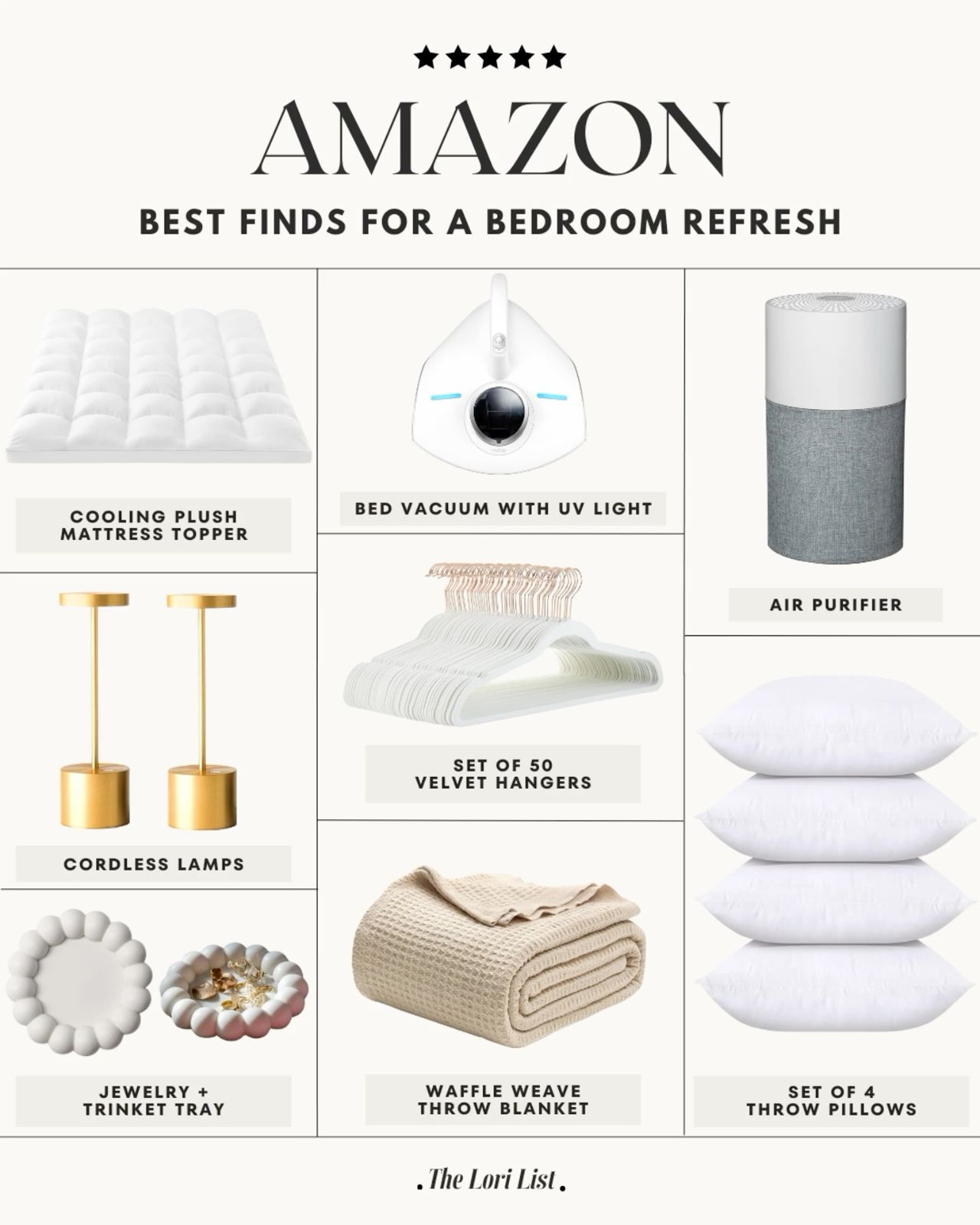 Best Amazon Bedroom Finds For Every Home  Discover amazon bedroom finds that improve storage organization and everyday comfort  These amazon bedroom finds are trending because they improve comfort and organization  Explore the top rated amazon bedroom essentials right now  #AmazonBedroomEssentials #BedroomProducts #CozyBedroom