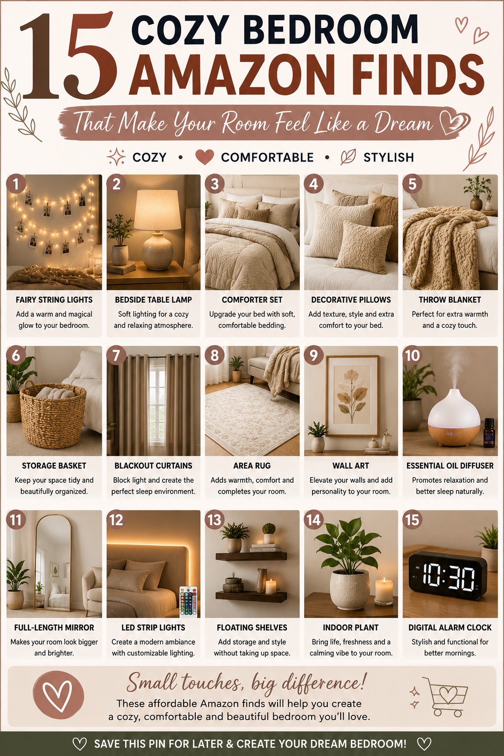 Customer Favorite Amazon Bedroom Finds  These best selling bedroom products help transform bedrooms into cleaner more functional spaces  These highly rated bedroom finds are becoming popular among home organization lovers  Explore the top rated amazon bedroom essentials right now  #BedroomStorageSolutions #BedroomOrganizer #OrganizedBedroom