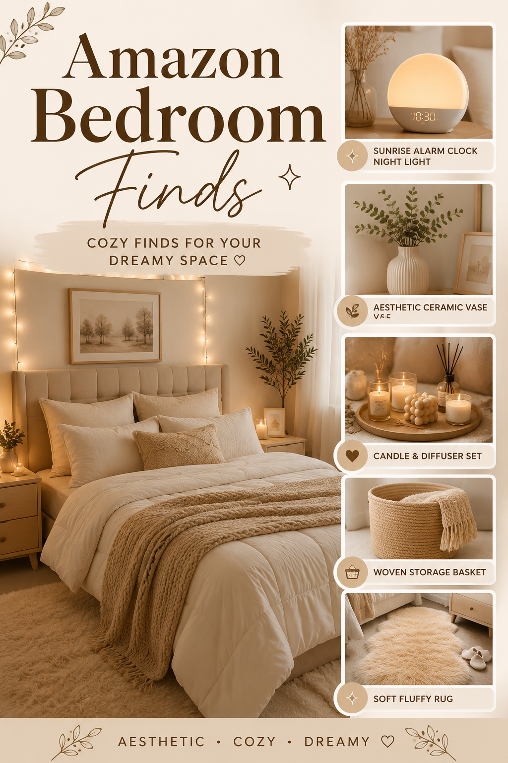 Top Rated Amazon Bedroom Products  Explore amazon bedroom finds that people are adding to their homes right now  People are saving these bedroom products to upgrade their living spaces  Explore the top rated amazon bedroom essentials right now  #AmazonBedroomEssentials #BedroomProducts #CozyBedroom